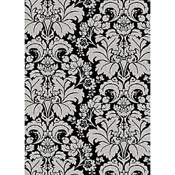Admire Home Living Brilliance Damask Area Rug (7'9 x 11')