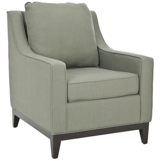 Safavieh Uptown Linen Green Grey Club Chair