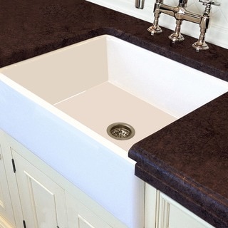 Italian White Fireclay 30-inch Farmhouse Kitchen Sink