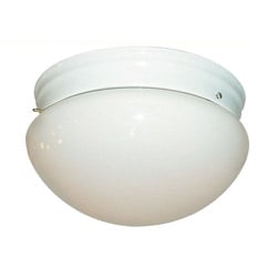 Woodbridge Lighting Basic 2-light Mushroom Glass White Flush Mount (Pack of 6)