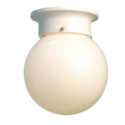 Woodbridge Lighting Basic 1-light Opal Glass White Flush Mount (Pack of 12)