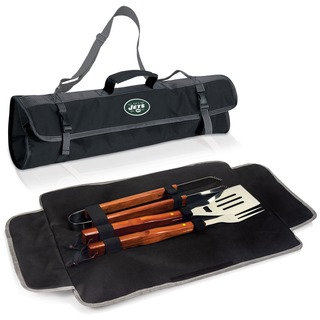 Picnic Time New York Jets 3-piece BBQ Tote