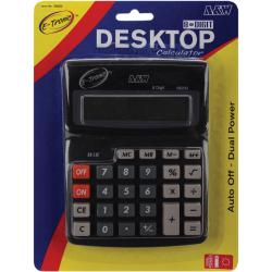 Desktop Calculator 8-digit Dual Power