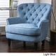 Tafton Tufted Fabric Club Chair by Christopher Knight Home