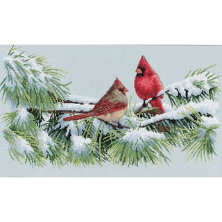 Dimensions Marc Hanson 'Winter Cardinals' Counted Cross-stitch Kit