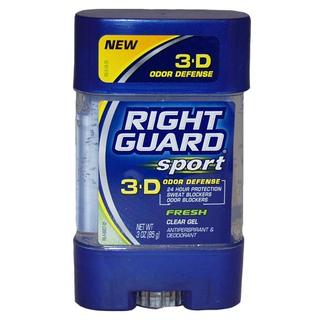 Right Guard Sport 3-D Odor Defense Clear Gel Fresh 3-ounce Antiperspirant Deodorant