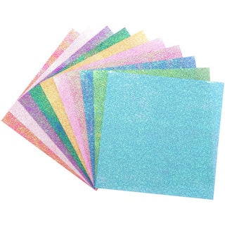 Global Arts Materials 'Textured Iridescent Dot Embossing' Folia Origami Paper (Case of 50)