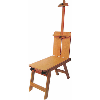 Martin Rolling Wooden Bench Style Mobile Artist Easel