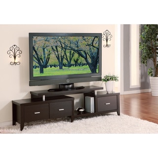 Furniture of America Cappuccino 60-inch Expandable TV Entertainment Console