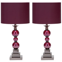 Casa Cortes Loft Chic 1-light Table Lamps (Set of 2)