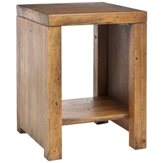 Safavieh Stamford Reclaimed Wood Finish End Table