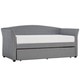Deco Faux Leather Daybed and Trundle by INSPIRE Q