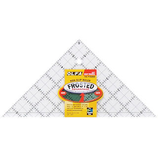 Olfa Frosted Advantage Non-Slip Triangular Ruler