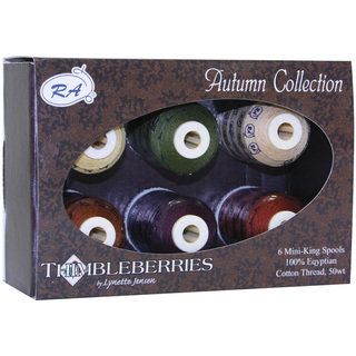 Thimbleberries Cotton Thread Collections 'Autumn' (Pack of 6)