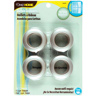 Dritz Home 1-inch Champagne Curtain Grommets (Pack of 8)
