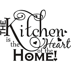 Design on Style 'The Kitchen is the Heart of the Home' Vinyl Art Quote