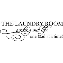Design on Style 'The Laundry Room Sorting Life Out One Load At A Time' Vinyl Art Quote