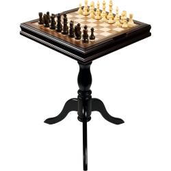 Chess and Backgammon 27-inch High Table
