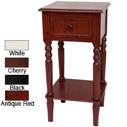 Wood 28-inch Classic Design Square Accent Table (China)