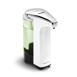 simplehuman 8-ounce White Compact Sensor Pump for Soap or Sanitizer