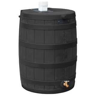 Sterling Rain Wizard 50-gallon Black Rain Barrel