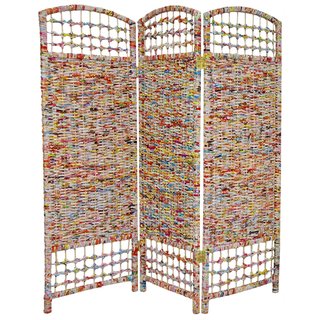 Recycled Magazine 4-foot Tall Room Divider (China)