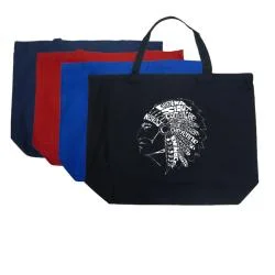 Los Angeles Pop Art Native American Indian Shopping Tote