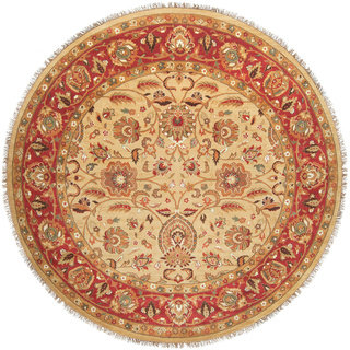 Hand-knotted Enzo Wool Rug (8' Round)