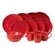 Gordon Ramsay by Royal Doulton Maze Chilli Red 16-piece Dinnerware Set (Service for 4) - Thumbnail 0