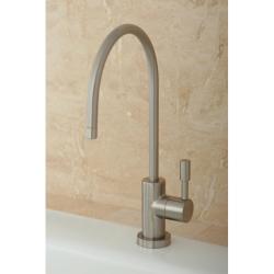 Contemporary Satin Nickel Single-handle Water Filter Faucet