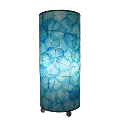 Sea Blue Banyan Leaf Table Lamp (Philippines)