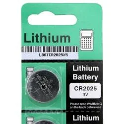 INSTEN AccStation Lithium Coin Batteries for CR2025/ DL2025 (Pack of 5)