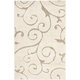 Safavieh Florida Shag Scrollwork Cream/ Beige Rug (3'3 x 5'3)
