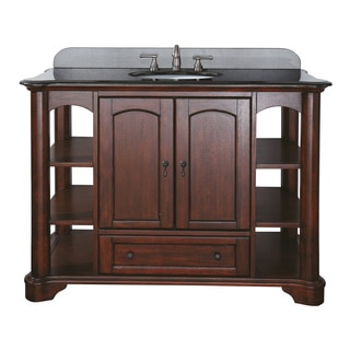 Avanity Vermont 48-inch Single Vanity in Mahogany Finish with Sink and Top