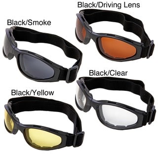 Hot Optix Dual Lens Folding Motorcycle Goggles