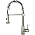 Residential Coil Spring Brushed Nickel Faucet