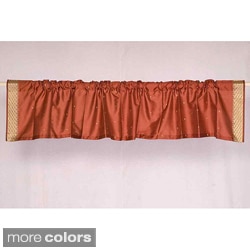 Sari Fabric Decorative Valances , Handmade in India Pack of 2