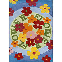 Alliyah Handmade Multicolored New Zealand Blend Wool Rug (5' x 8')