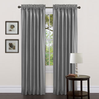 Lush Decor Gray Delila 84-inch Curtain Panels (Set of 2)