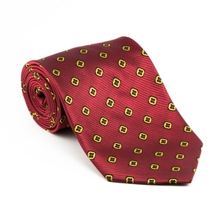 Platinum Ties Men's 'Red Clover' Necktie