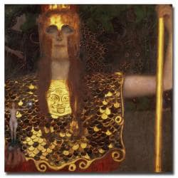 Gustav Klimt 'Minerva' Canvas Art