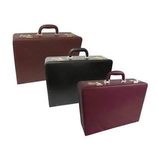 Amerileather Executive Faux Leather Attache Briefcase