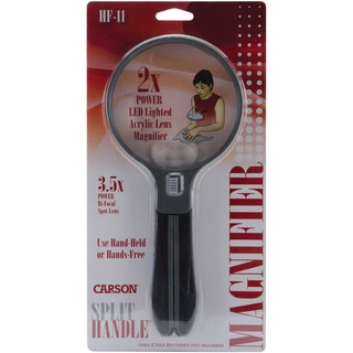 Magnifree Hands-Free Lighted Magnifying Glass