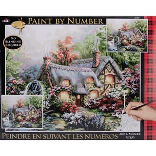 Plaid Paint By Number Kit - Cottage Mill