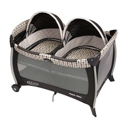 Graco Pack 'n Play Portable Playard with Twins Bassinet in Vance