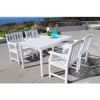 Bradley 5-piece Table/ Arm Chair Outdoor Dining Set