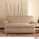Sure Fit Stretch T-Cushion 2-piece Loveseat Slipcover - Thumbnail 2