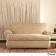 Sure Fit Stretch T-Cushion 2-piece Loveseat Slipcover - Thumbnail 3