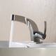 KRAUS Typhon Single Hole Single-Handle Bathroom Faucet with Matching Pop-Up Drain and Overflow in Chrome - Thumbnail 15