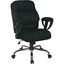 Office Star Executive Big Man's Chair with Mesh Seat and Back